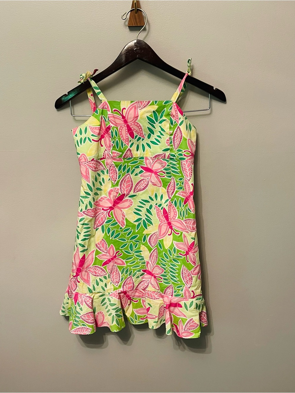 Lilly Pulitzer Girls Dress Vintage Summer Fling Print Size 8